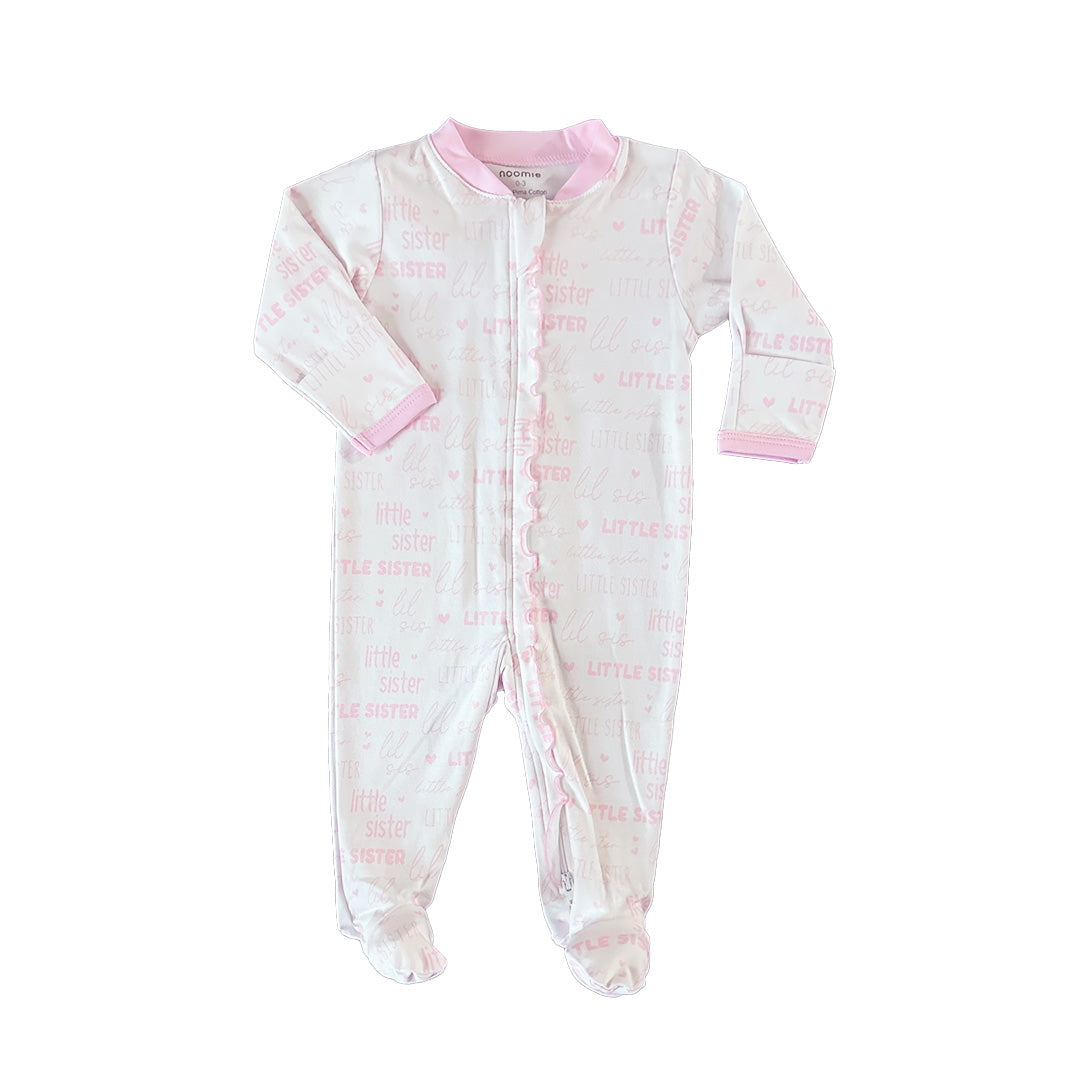 Little Sister Zipper Footie