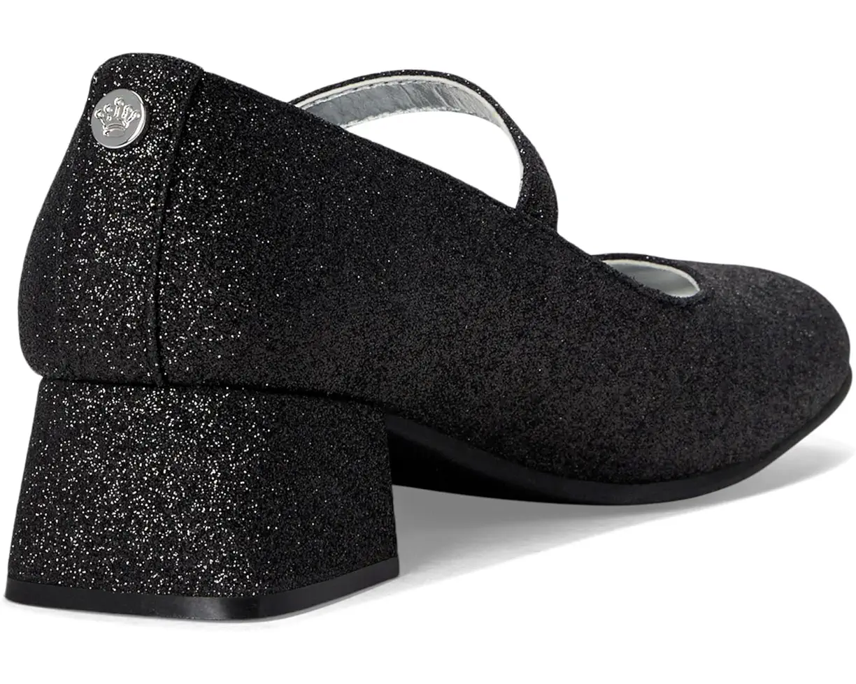 Mila Black Glitter Shoes