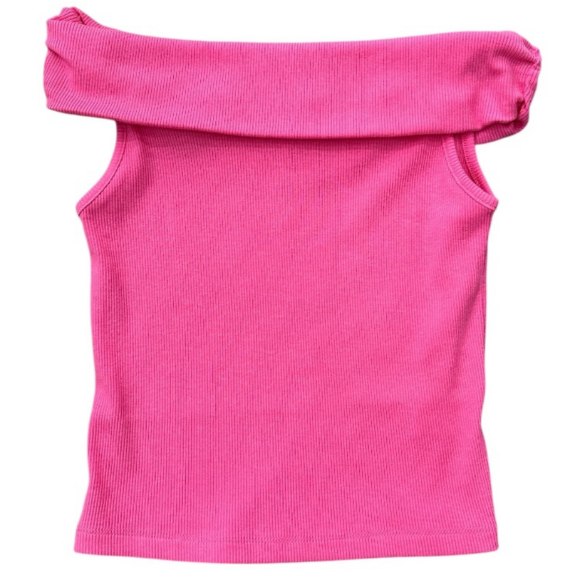 Pink Off Shoulder Top