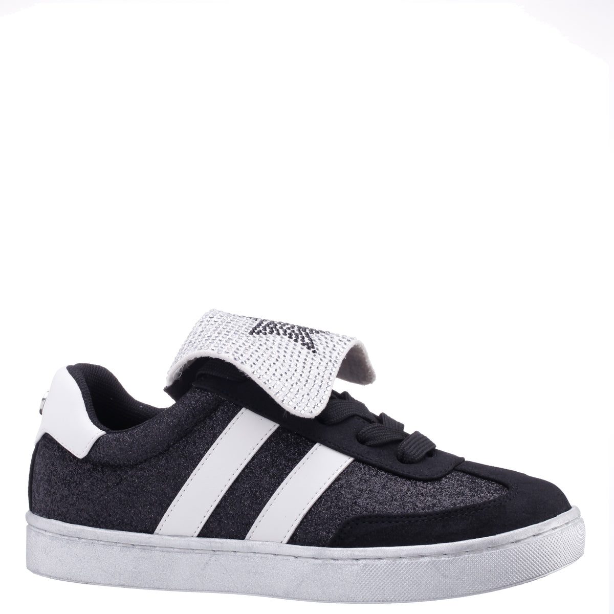 Cruise Black Glitter Low Top Sneakers