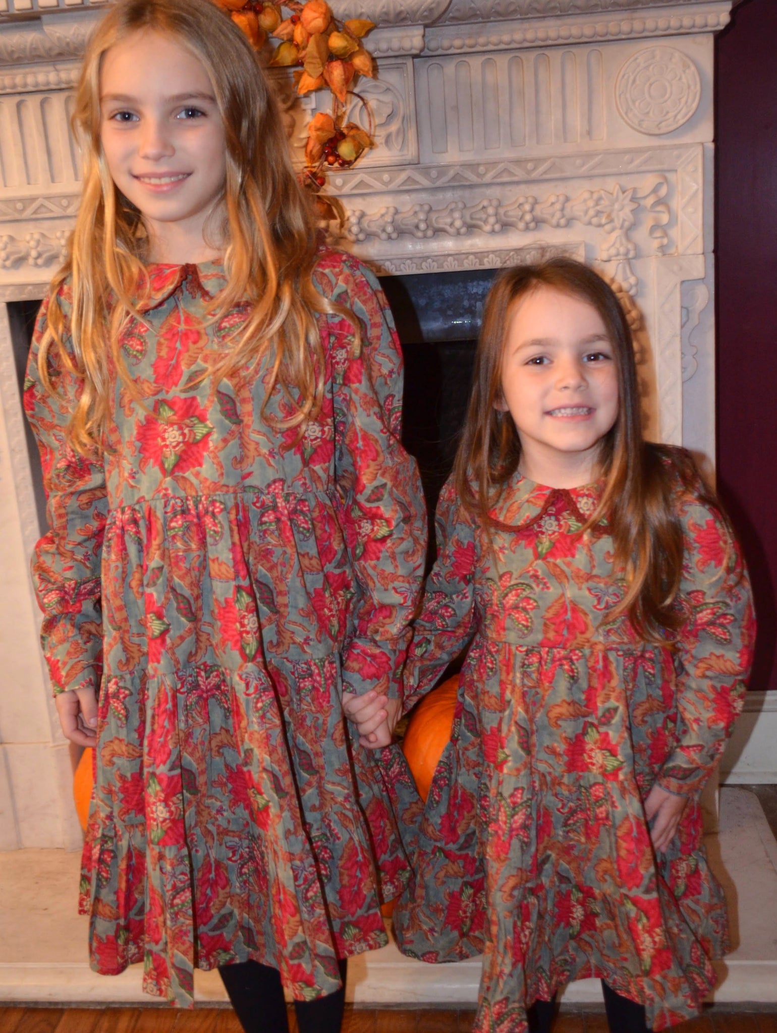 Fall Floral Dress