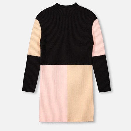 Color Block Sweater Dress