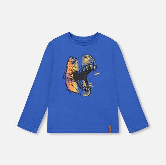 Cobalt Blue Dino Jersey T-Shirt