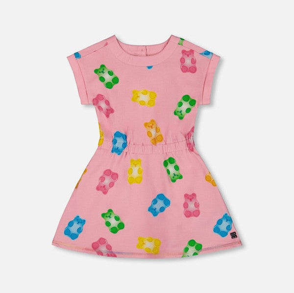 Pink French Terry Gummies Dress