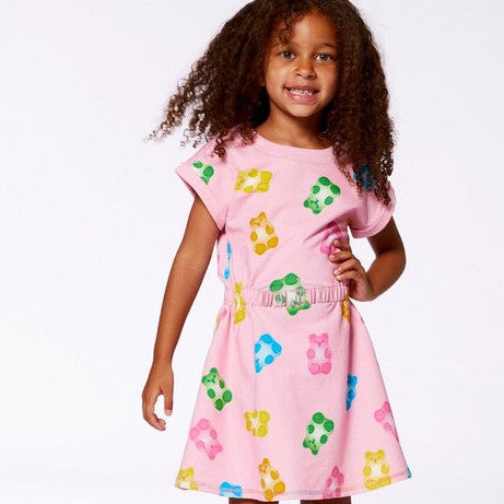 Pink French Terry Gummies Dress