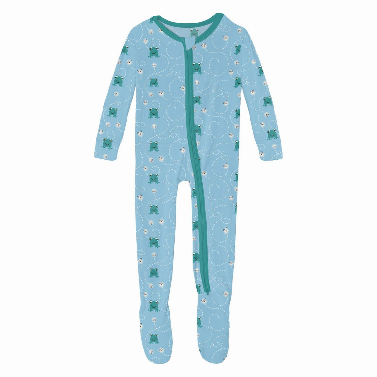 Frogs & Flies 2 Way Zipper Footie