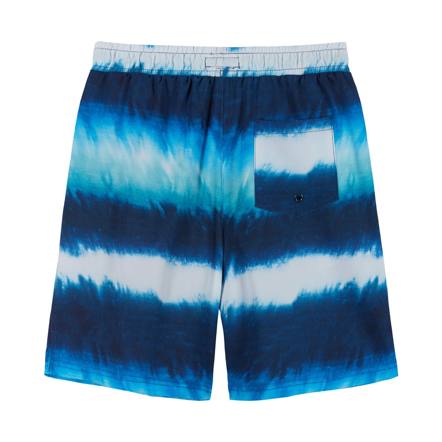 UPF 50+ Blue Tie Dye Board Short