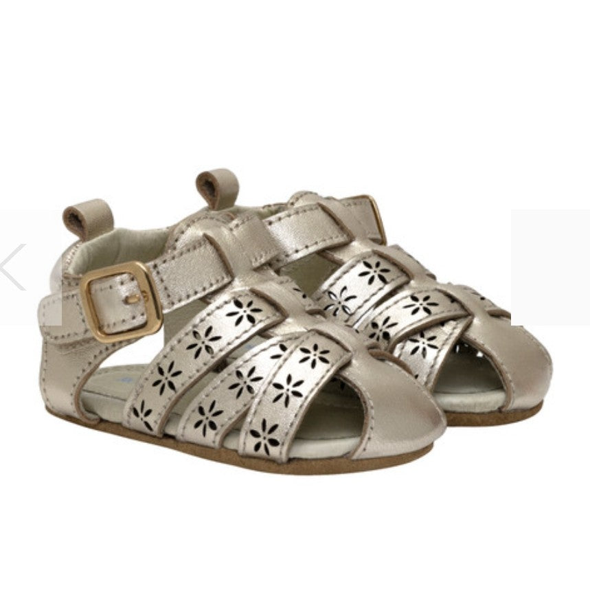 Fleur First Kicks Gold Sandals