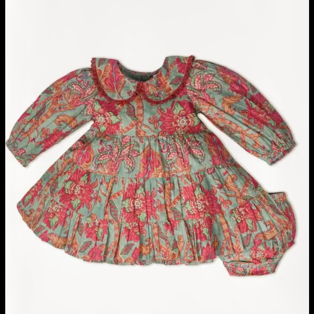 Baby Fall Floral Dress