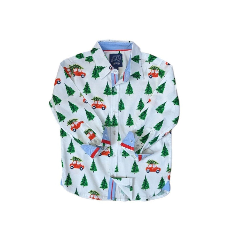 Bringing Home the Tree Shirt