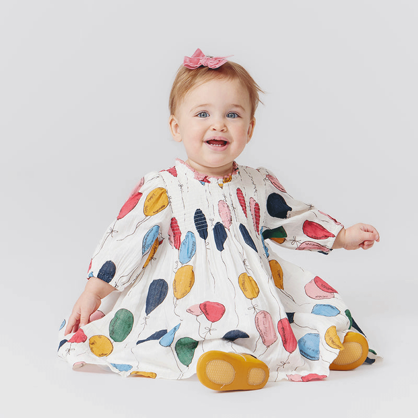 Puff Sleeve Balloon Bunches Dress Set