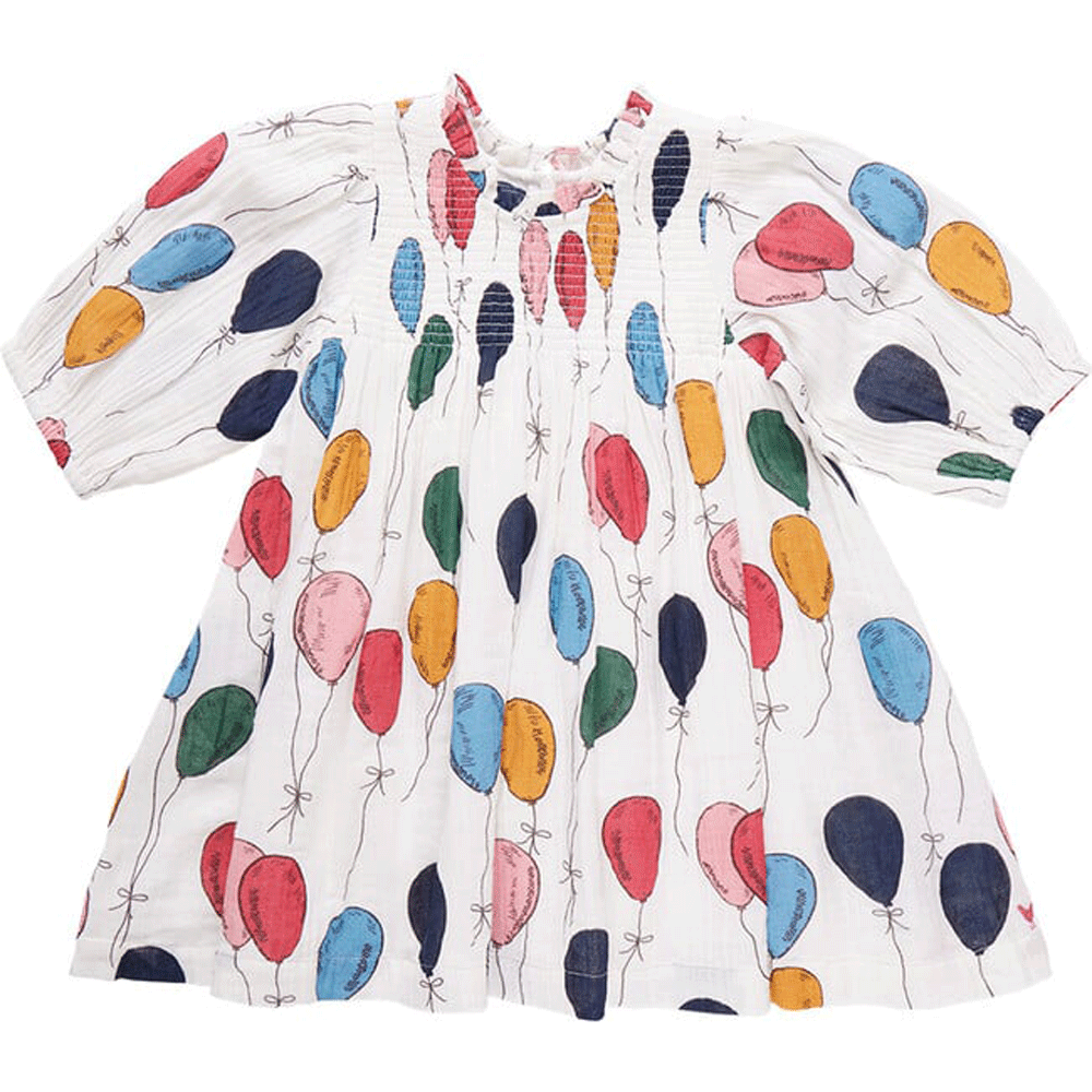 Puff Sleeve Balloon Bunches Dress Set
