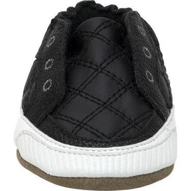 Black Quilted Stylish Steve Shoes