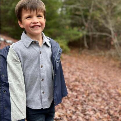 Splash Navy Blue Raincoat