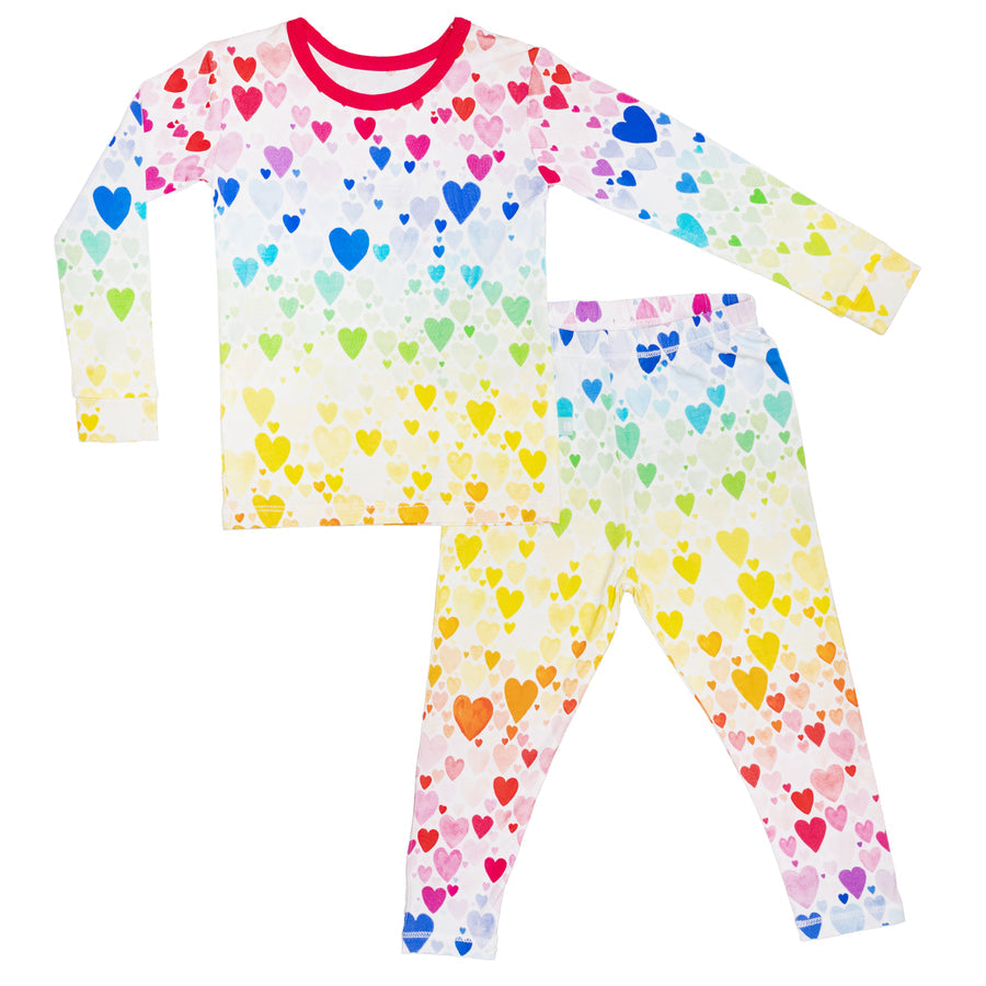 Rainbow Hearts Jammies