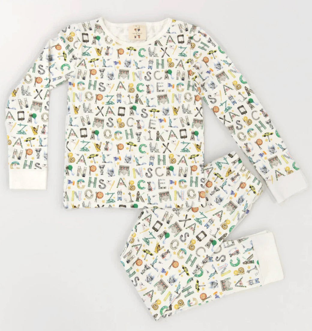 NYC Alphabet Soup Pajamas
