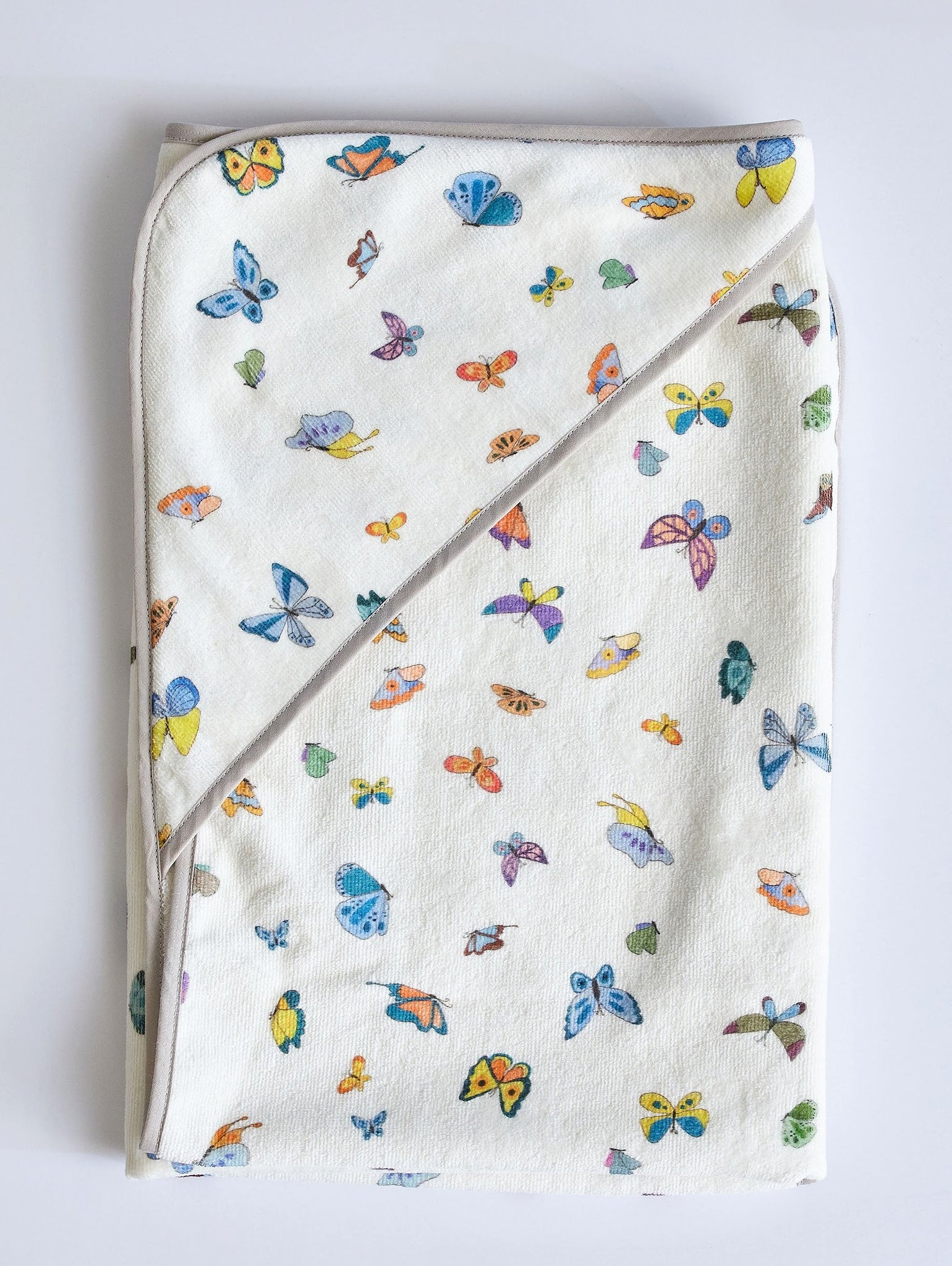 Madame Butterfly Hooded Bath Towel