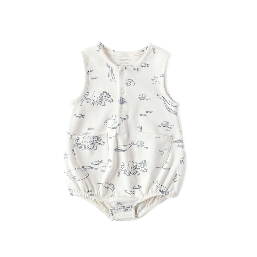 Life Aquatic Sleeveless One Piece and Hat