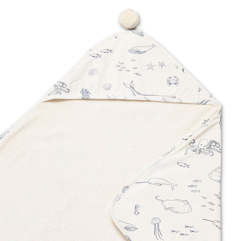 Life Aquatic Hooded Towel