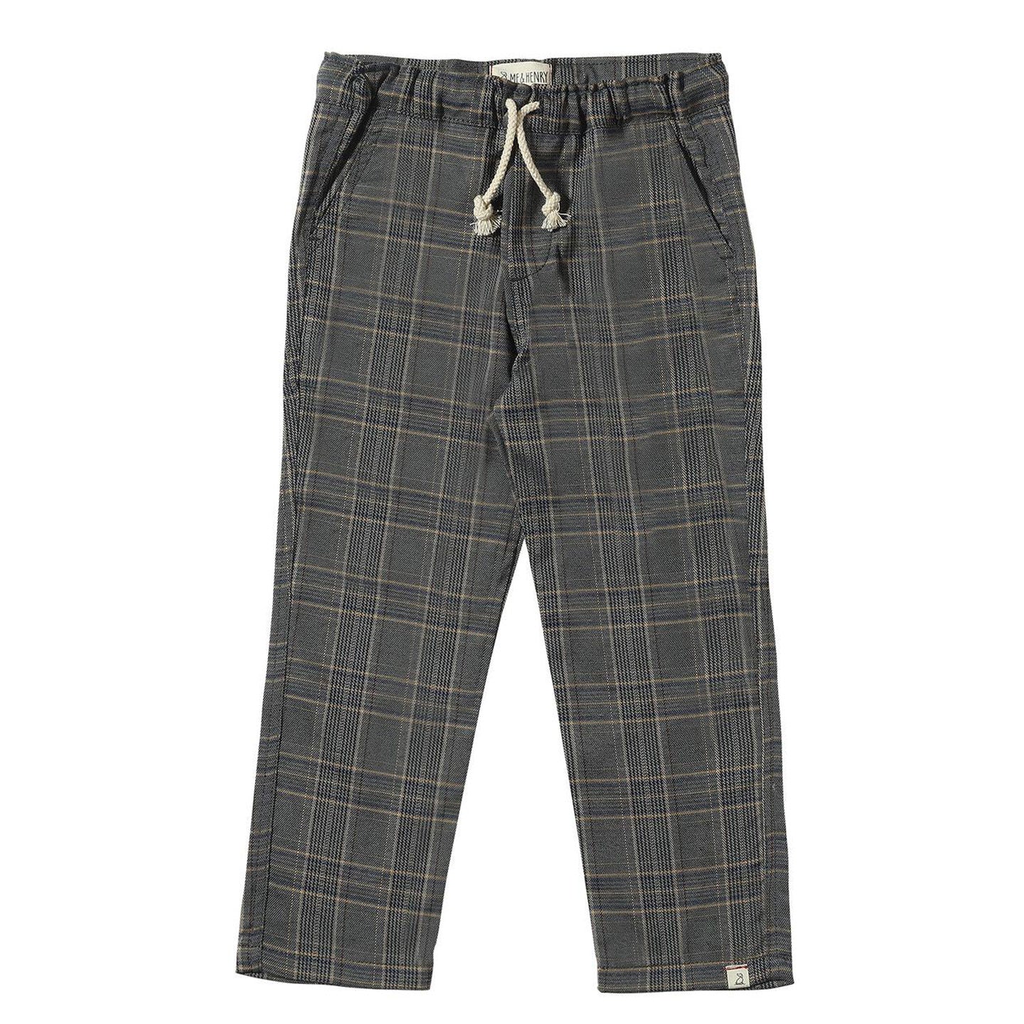 Grey Plaid Pants