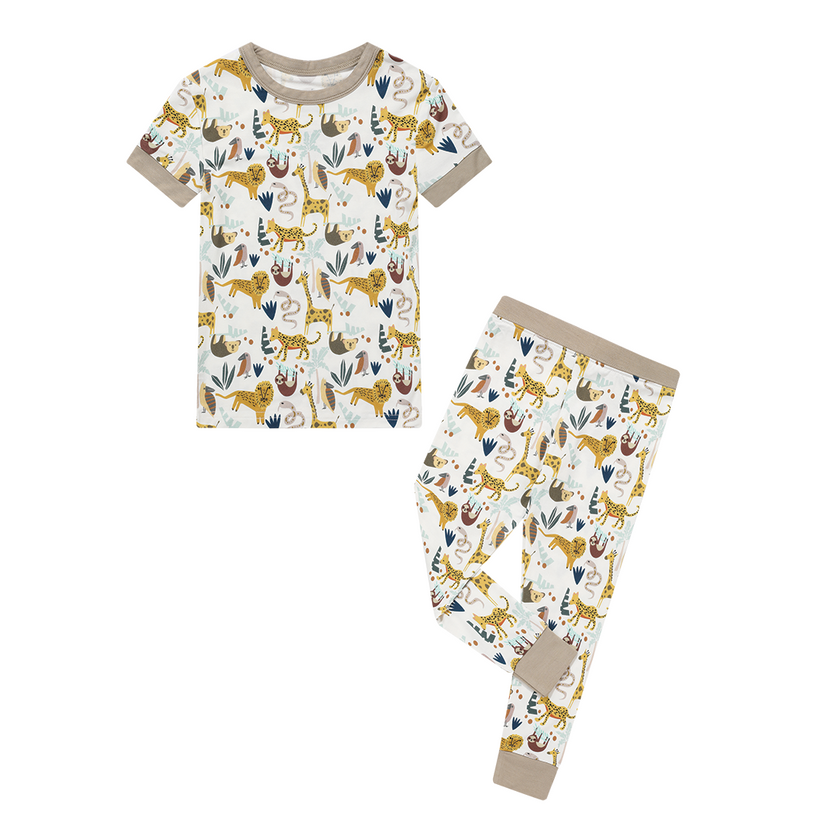 Jungle Friends Short Sleeve PJ Set