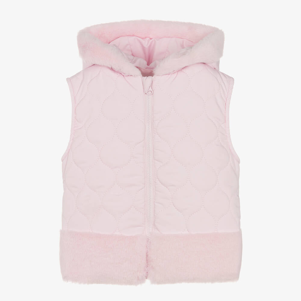 Pink Hooded Vest