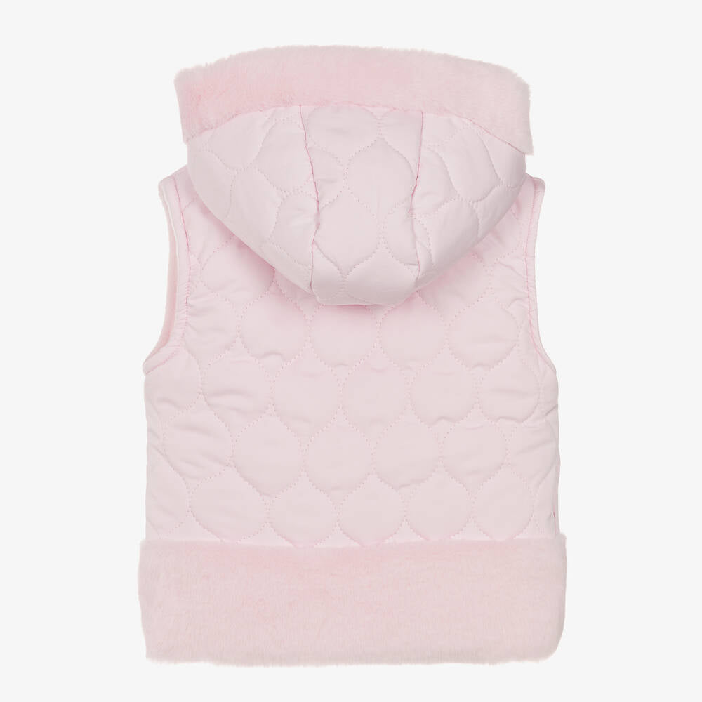 Pink Hooded Vest