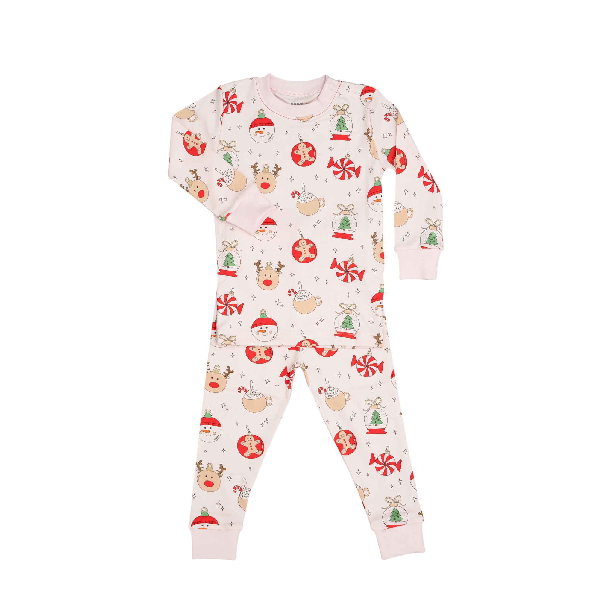 Pink Ornaments Pajama Set