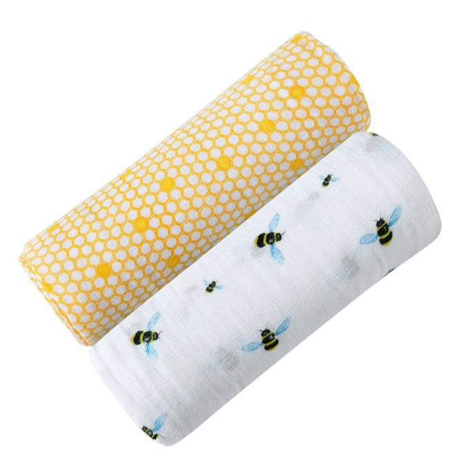 Busy Bees Swaddle Set