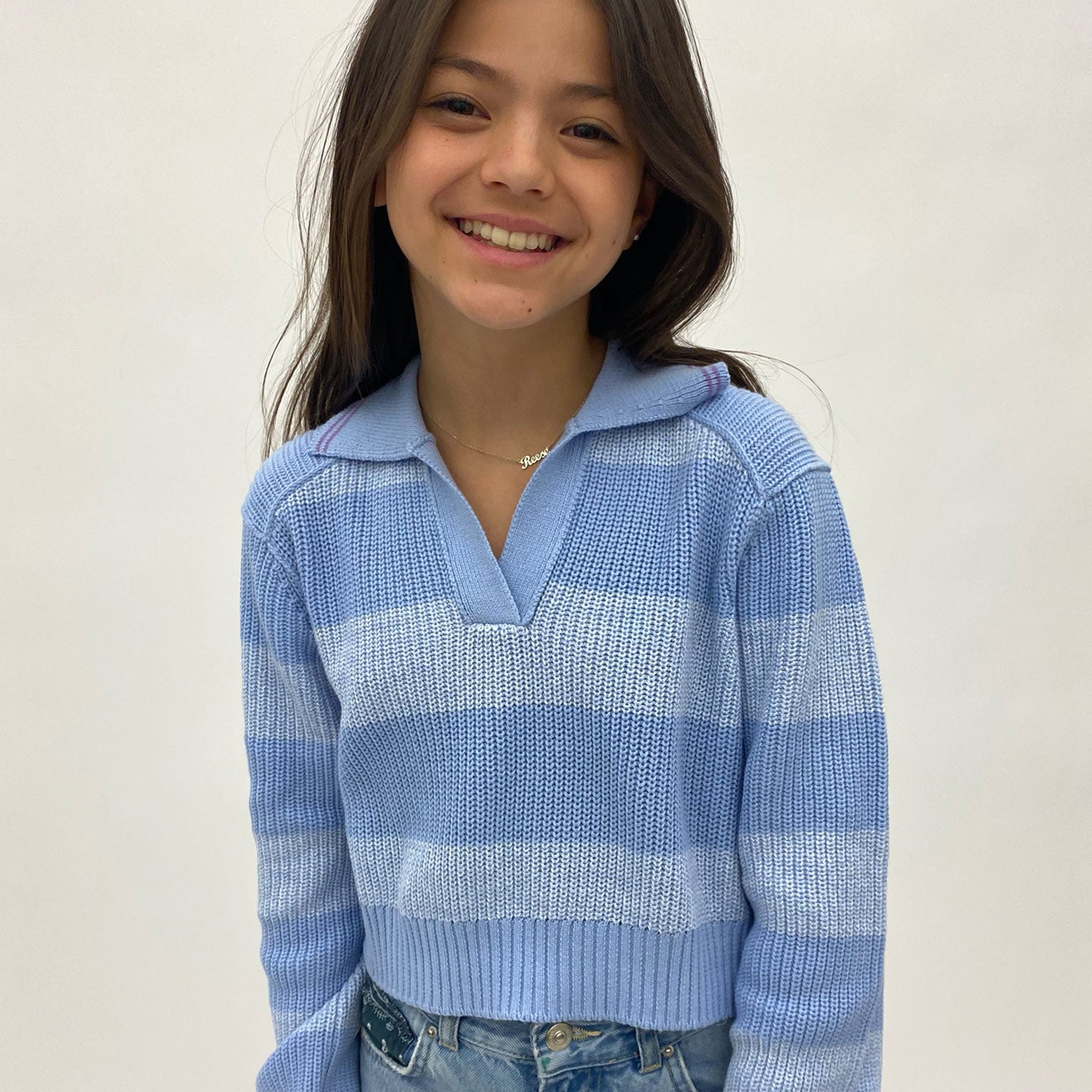 Blue Stripe Sweater