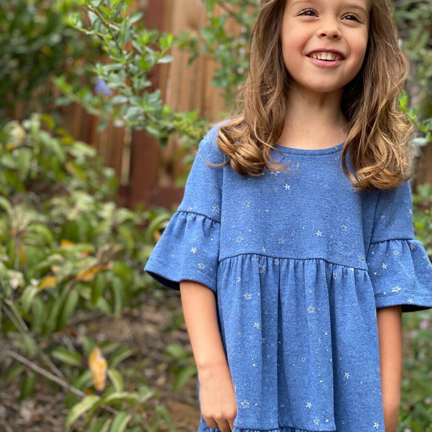Blue Star Emily Dress
