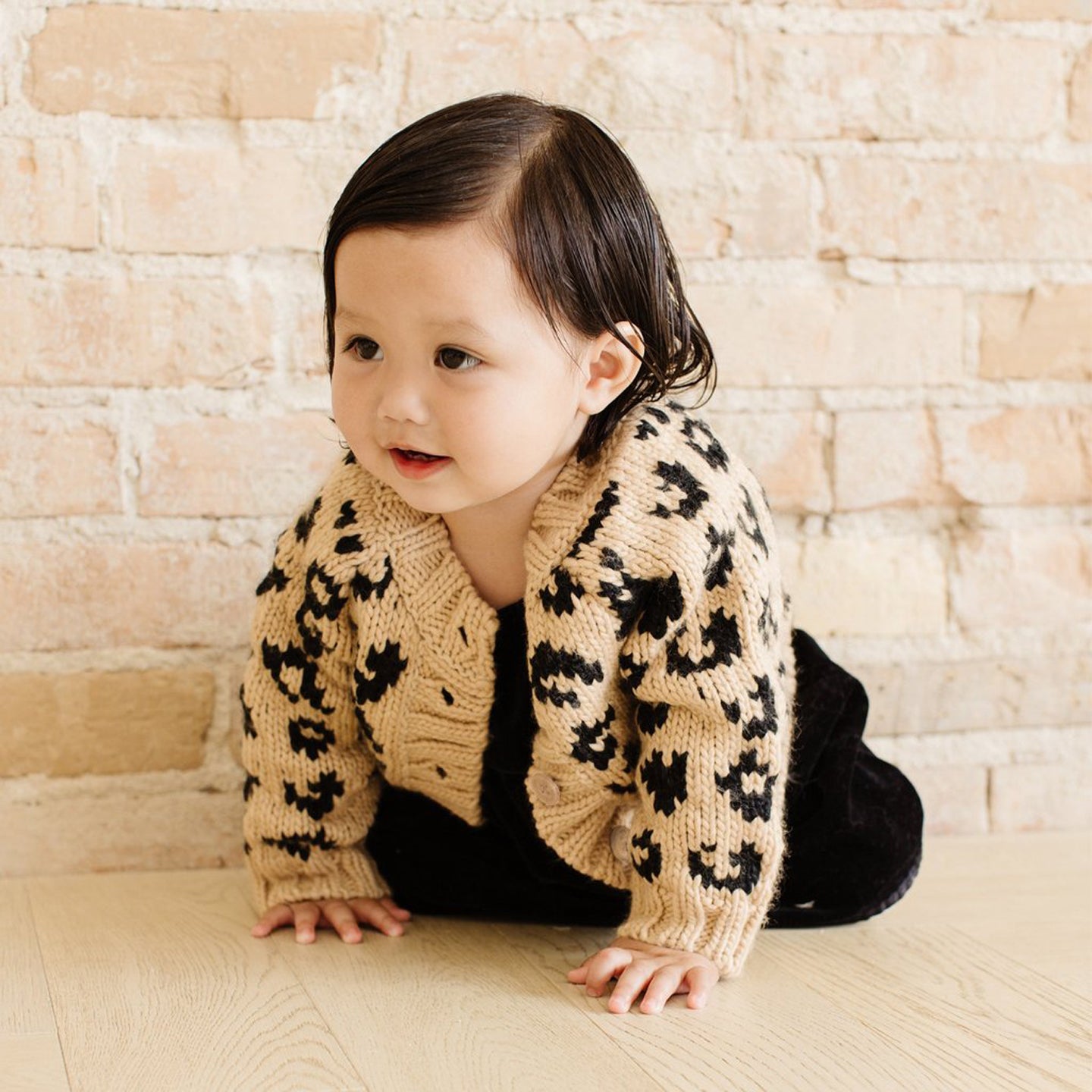 Cheetah Hat & Sweater Set