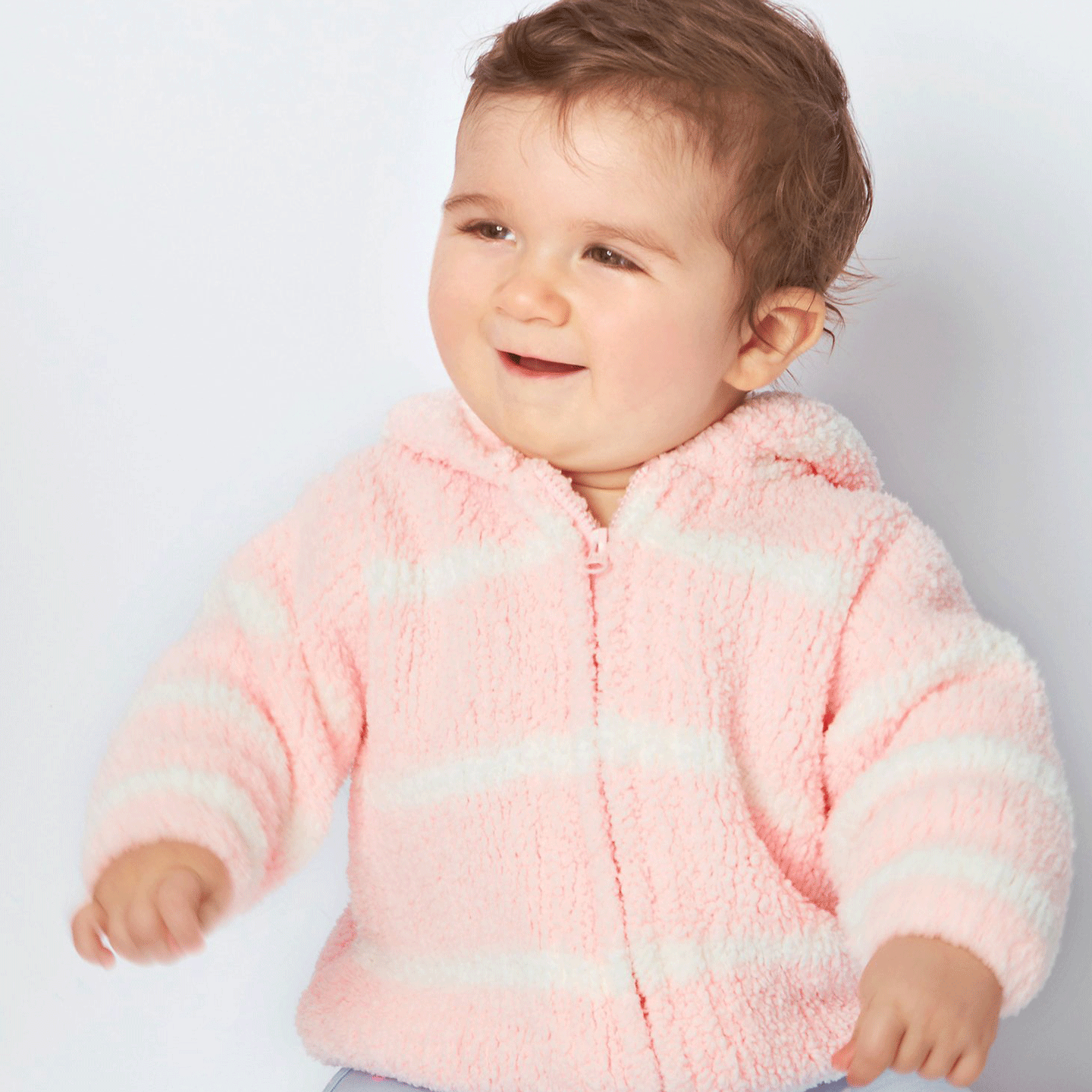 Pink Chenille Hoodie