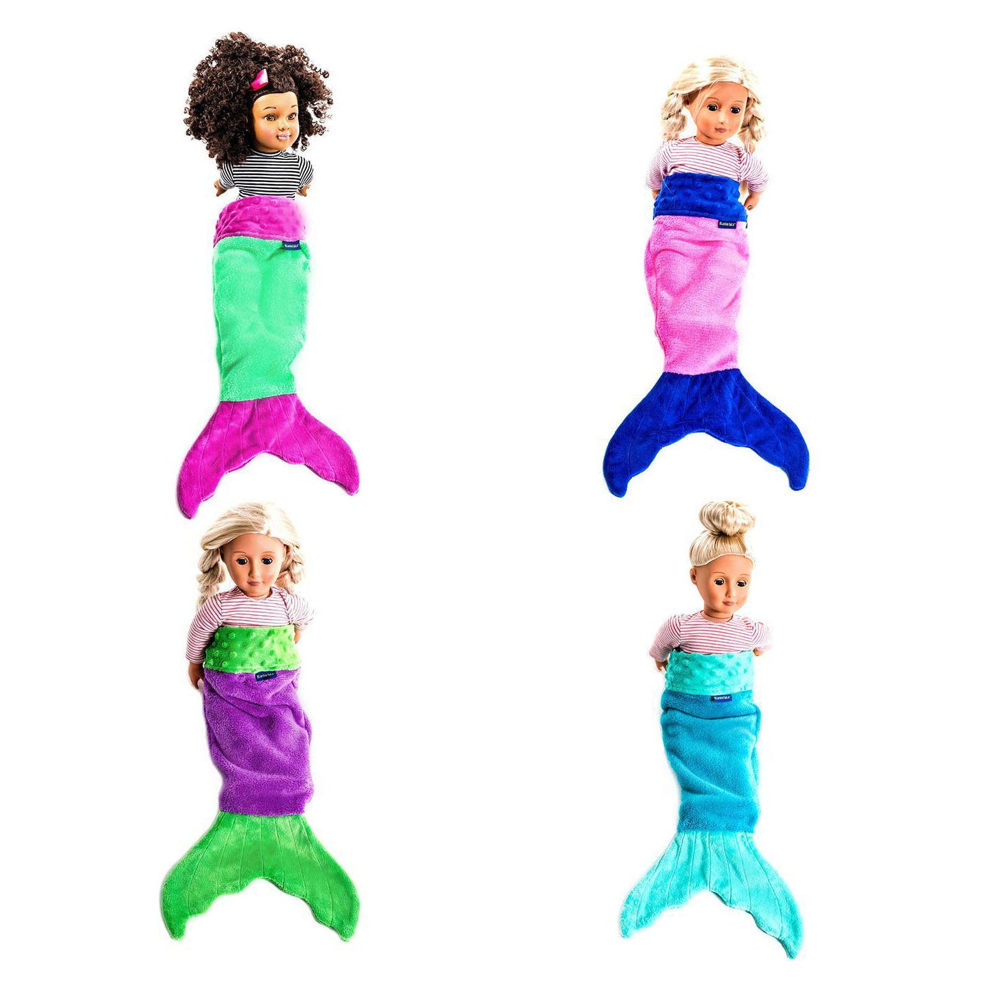 Mermaid Tail Blanket for Dolls