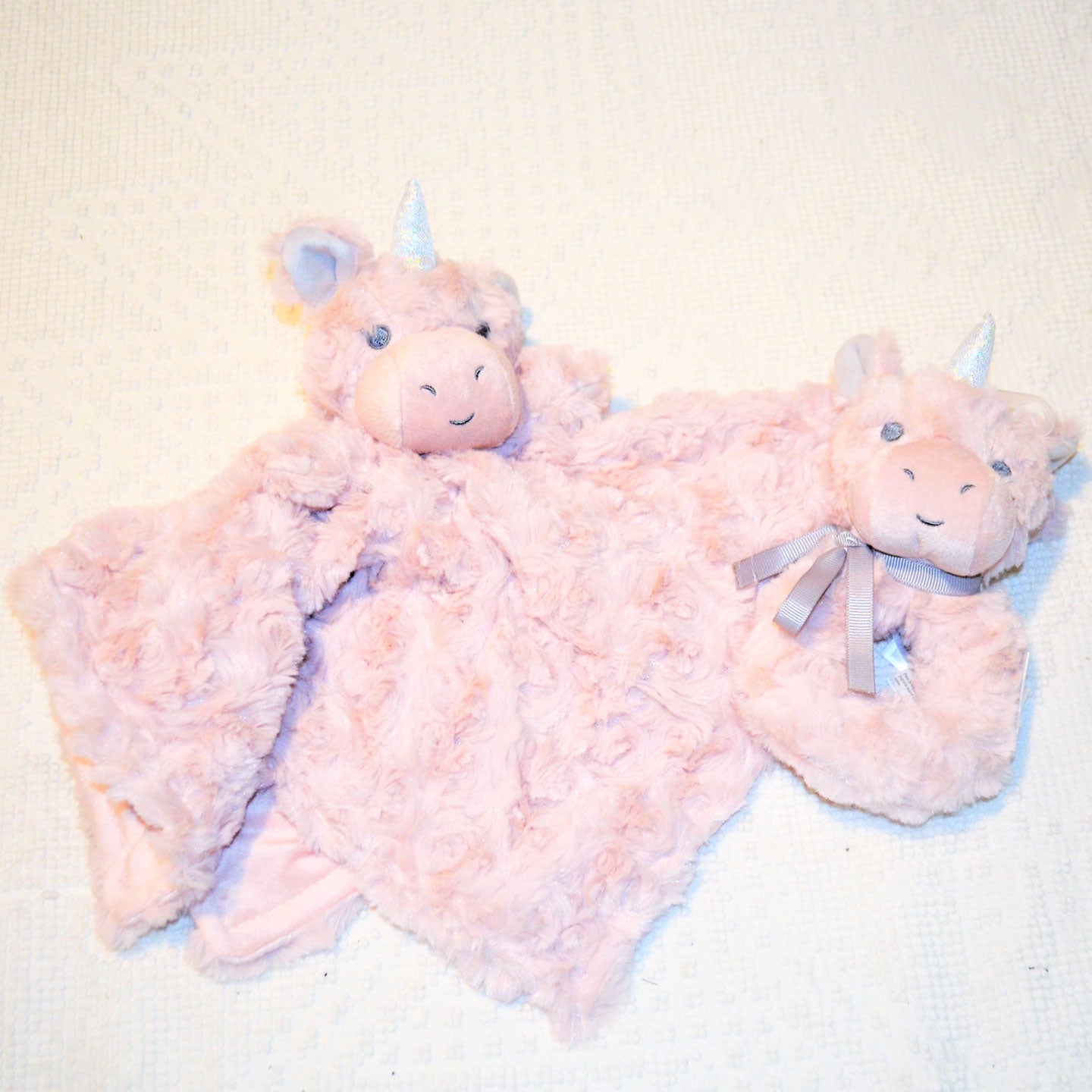 Unicorn Baby Security Blanket & Rattle