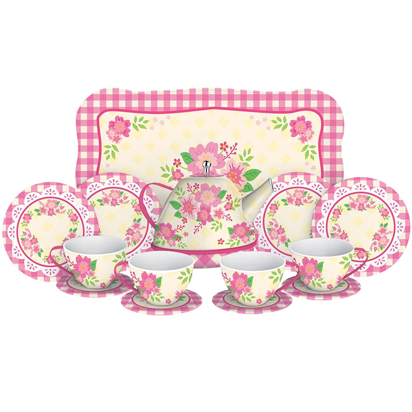 Fancy Tin Tea Set