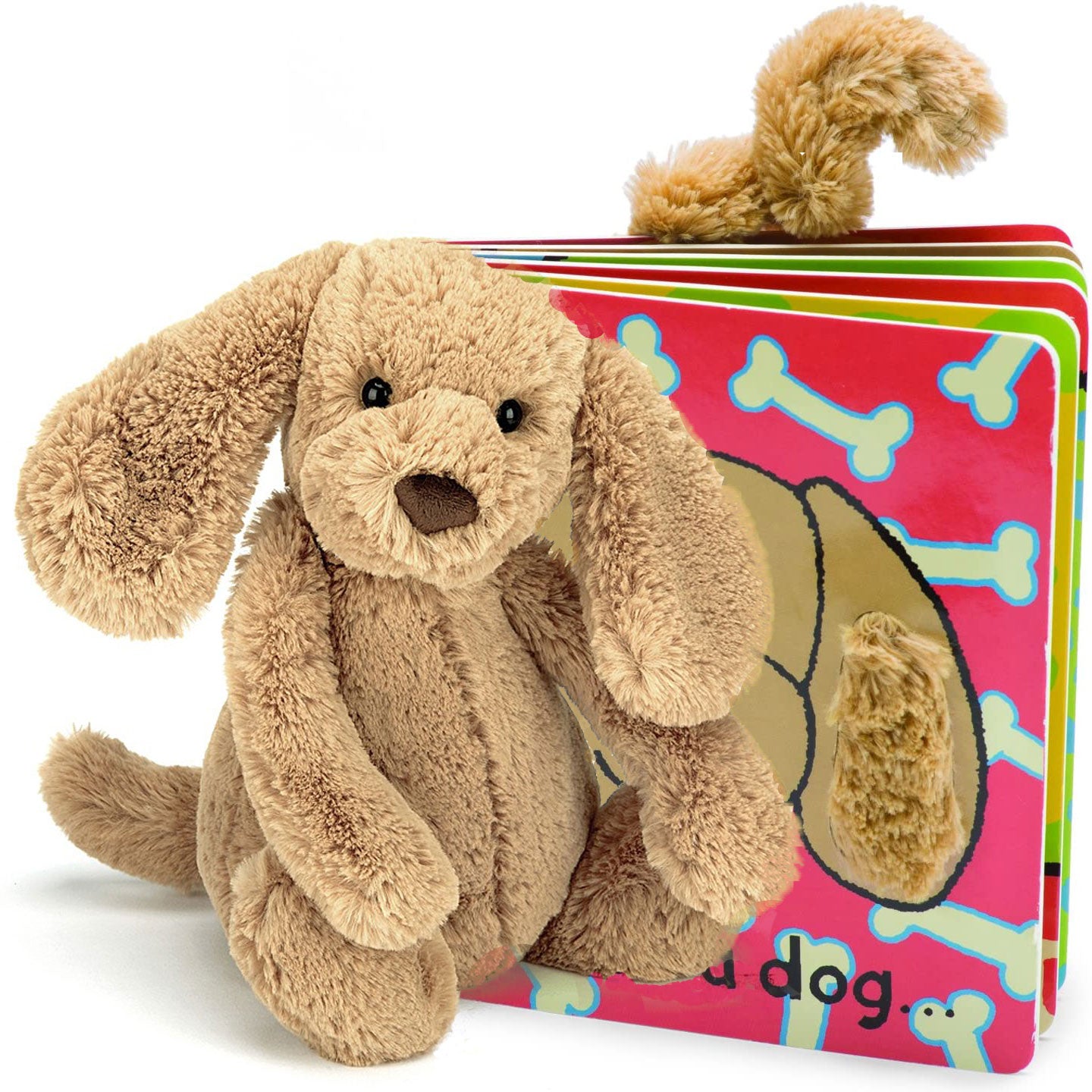 Bashful Toffee Puppy and Book