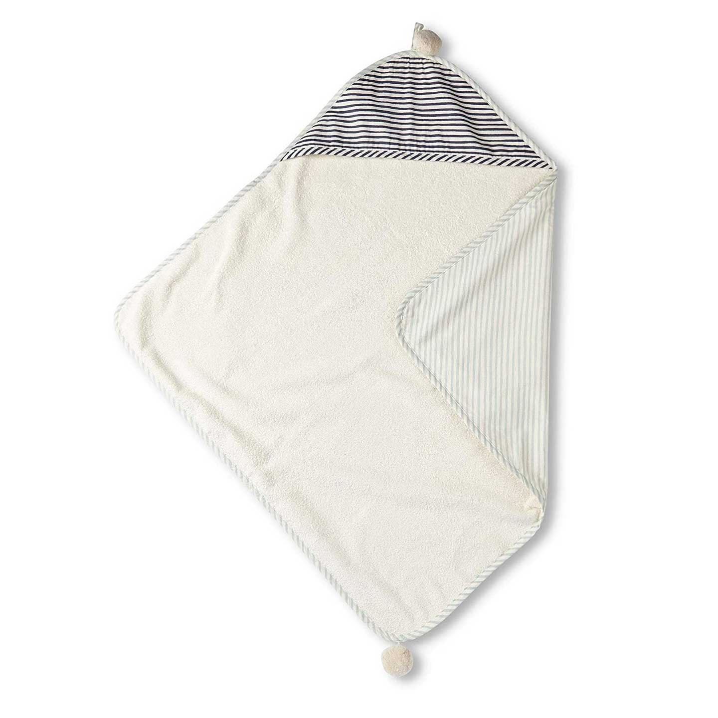Stripes Away Hooded Towel & Bibs Set