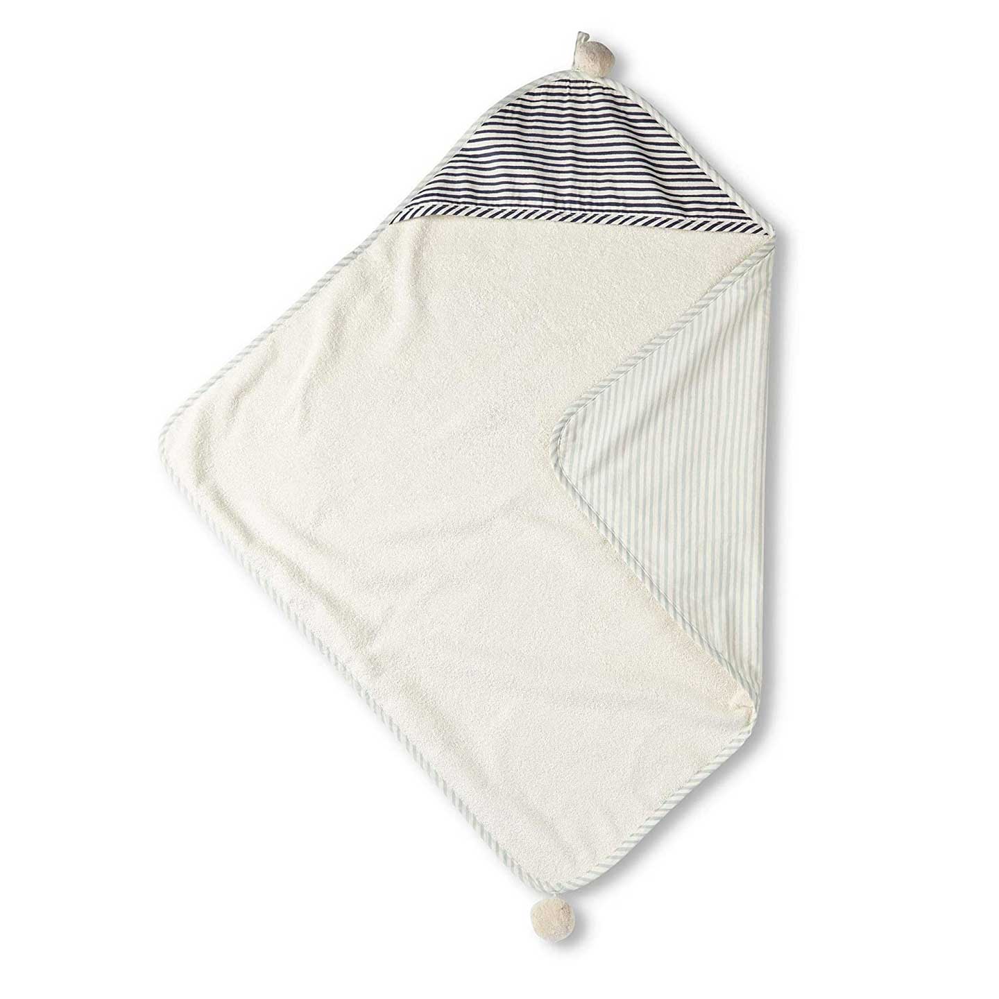 Stripes Away  Hooded Towel & Bibs Set