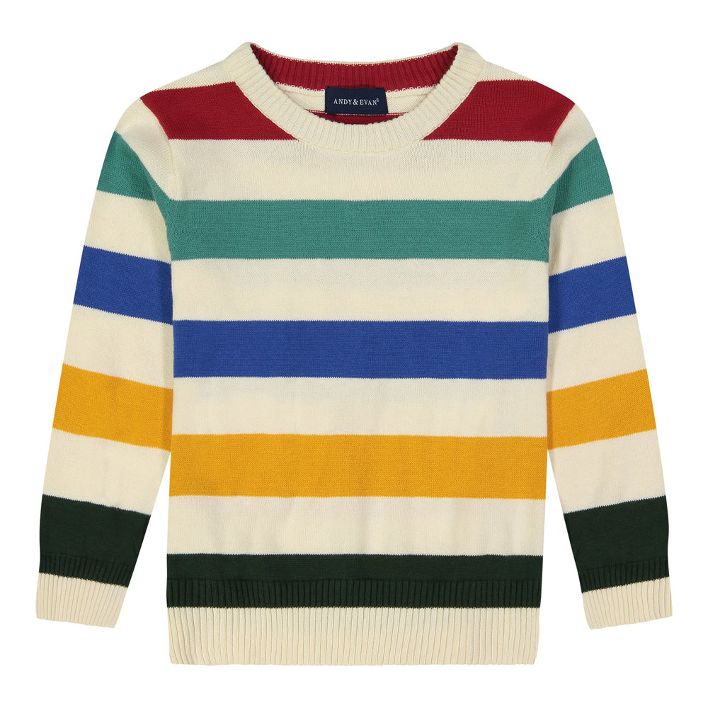 Multi Stripe Sweater Set