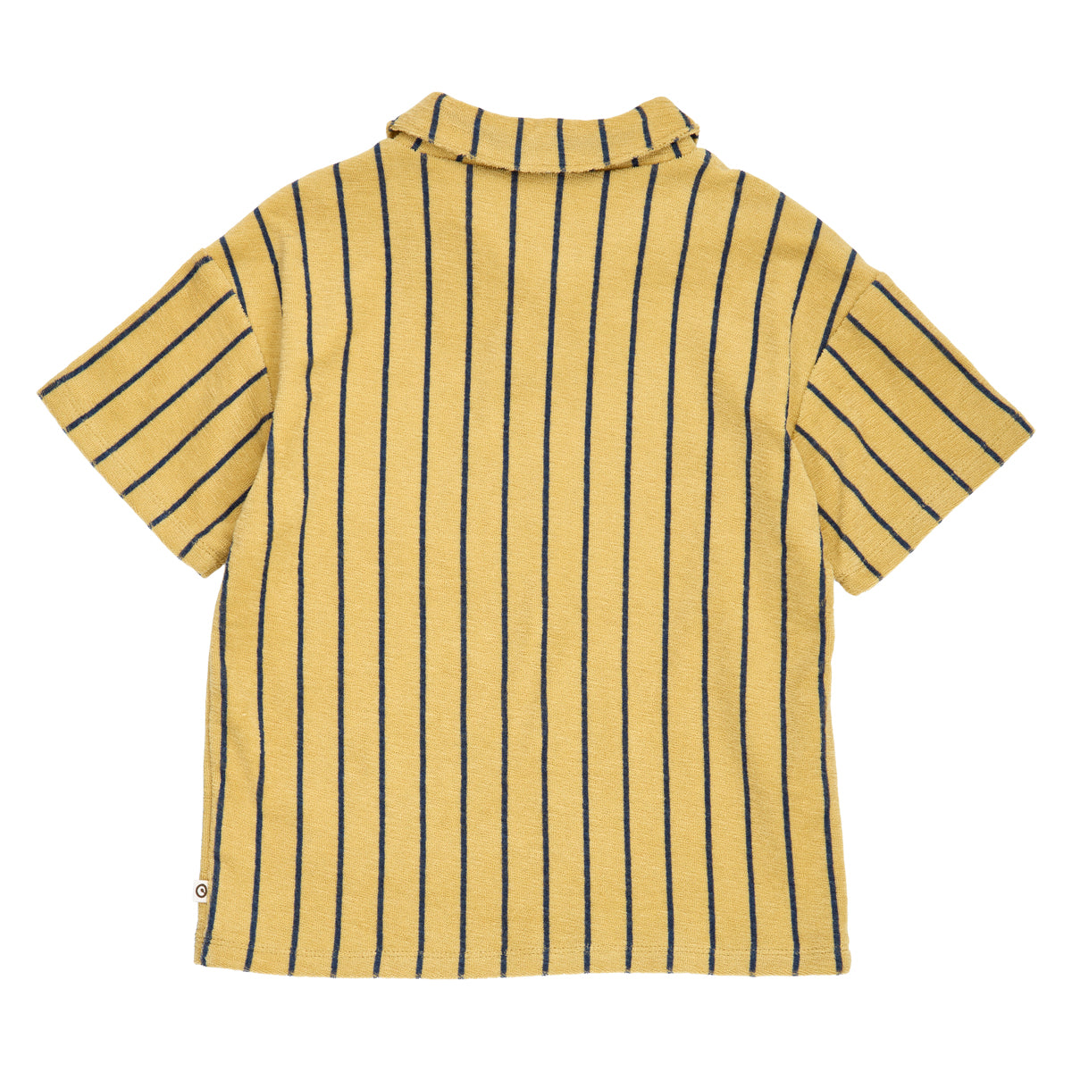 Terry Stripe Polo Shirt