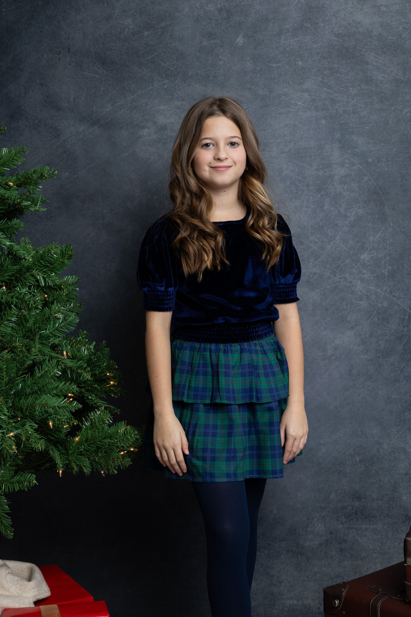 Smocked Waist Tiered Skirt