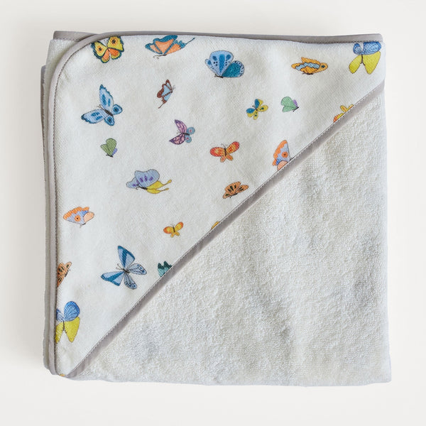 Madame Butterfly Hooded Bath Towel