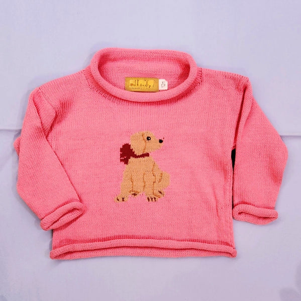 Lab with Bow Sweater