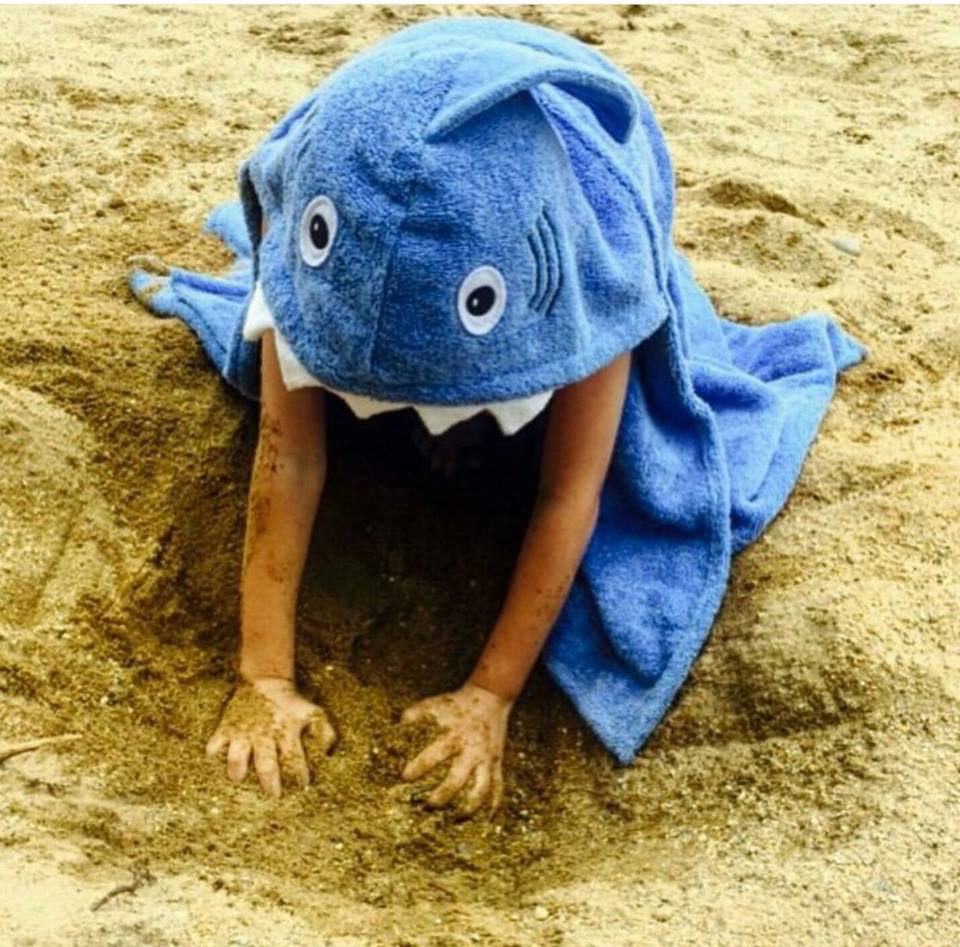 Shark Hooded Towel