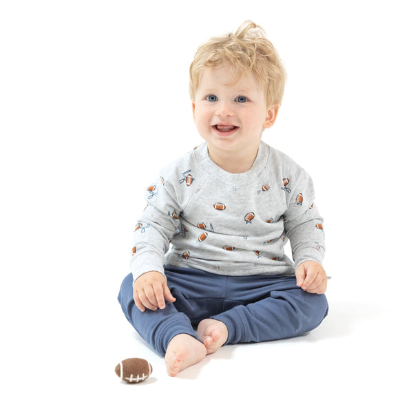 Football Raglan Sweatshirt & Joggers Set