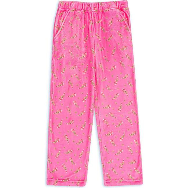Candy Cane Fuzzy Pants