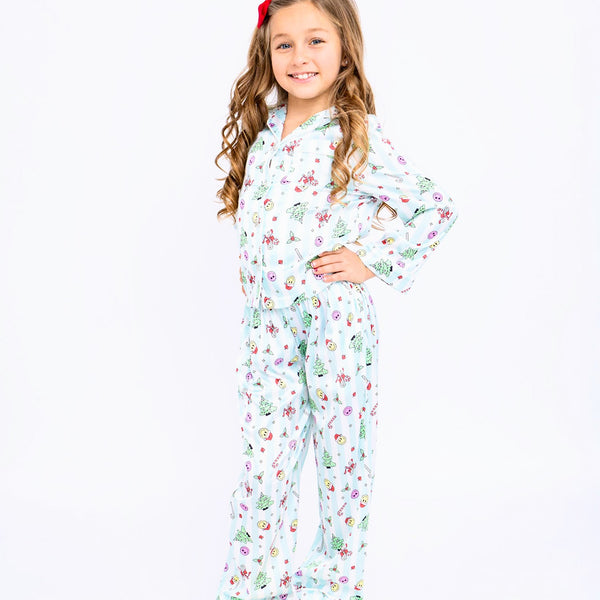 Christmas Smiley Pajama Set