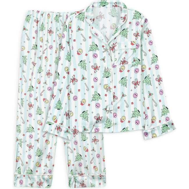 Christmas Smiley Pajama Set