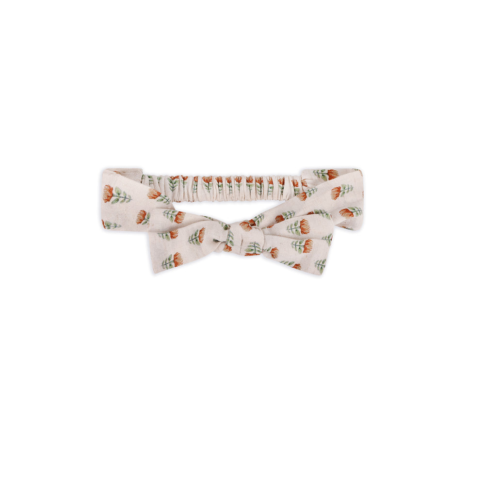 Floral Block Print Bubble & Headband Set